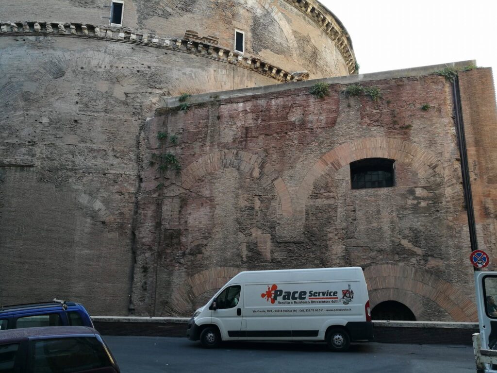Assistenza in cantiere al Pantheon di Roma